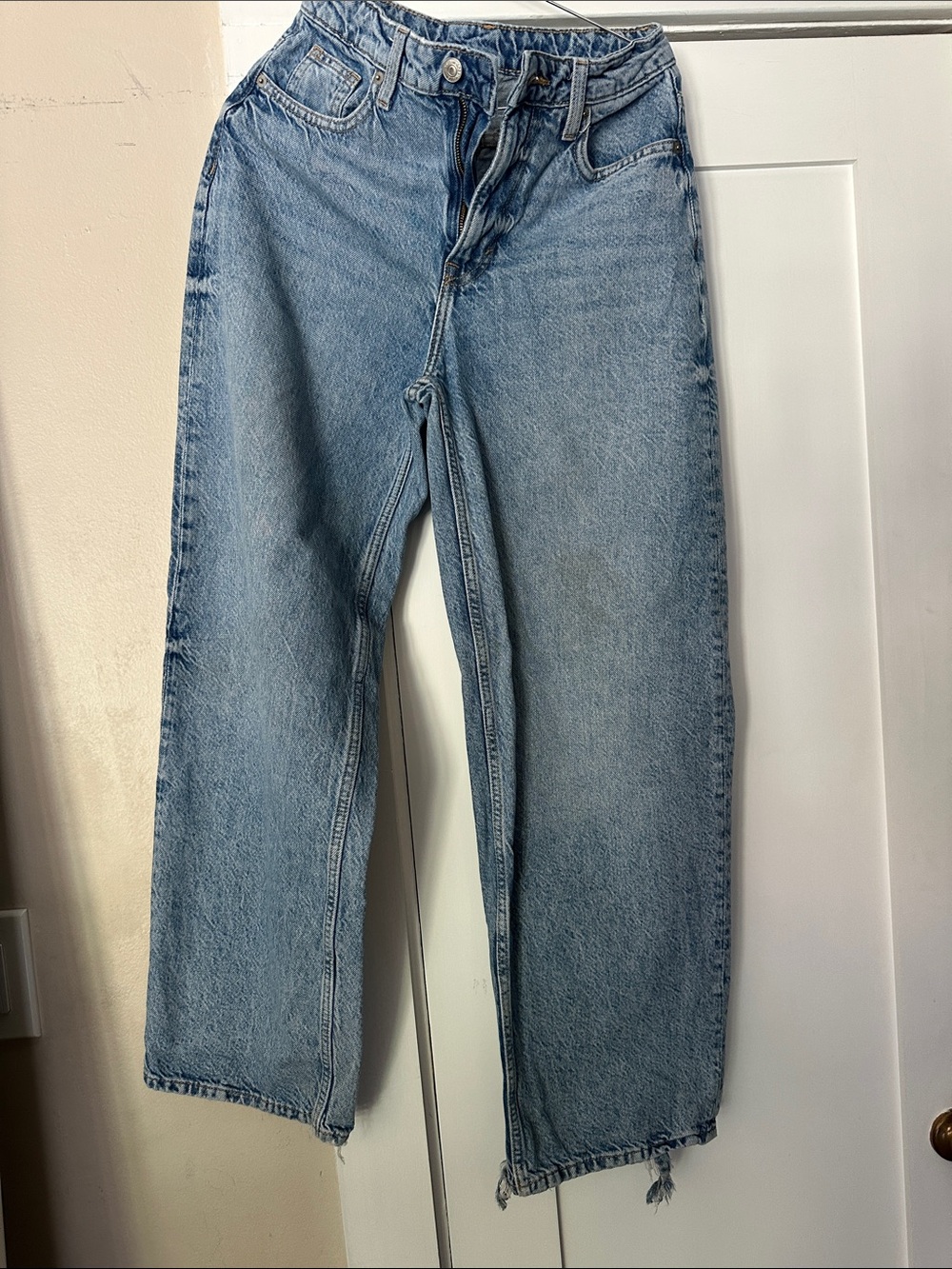 Light Blue women’s Straight-Leg Jeans